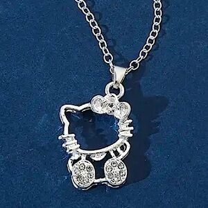 Hello Kitty, silver necklace